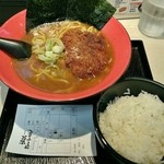 麺屋ここいち - タレカツカレーラーメン＆ライス