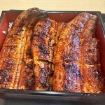 炭火焼うなぎ 鰻月 - 特上鰻重　1尾半