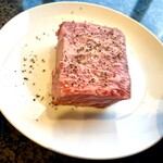 グルメリア但馬 - ステーキ   ジュワジュワで甘い脂！( ´ ｕ ` )