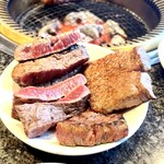 グルメリア但馬 - ステーキ てんこ盛り(๑>؂<๑)