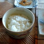 米沢鯉 六十里 - ご飯