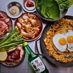 牛ホルモン塩焼きコース