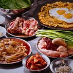 牛ホルモンタレ焼きコース