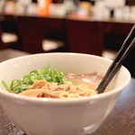 キラメキノトリ - 料理写真:鶏白湯らーめん (750円) '14 9月上旬