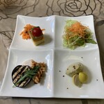 西洋食倶楽部　カン月 - オードルブル２　サラダも一緒に