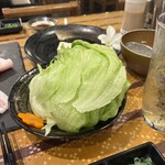 308949715 - しゃぶしゃぶの野菜おかわり