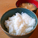 焼肉のタナカ - 定食のご飯とみそ汁
