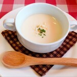 トラットリア ガバチョ - じゃが芋とポロ葱の冷製スープ〜ヴィシソワーズ〜①