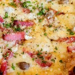 トラットリア ガバチョ - きのこ・ツナ・ベーコンのトマトソースボスカイオーラ②