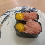 すし江戸 - うずら鉄火