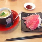 Kappasushi - 茶碗蒸しと刺し盛りも意外といけます♪