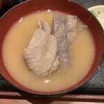 埼玉漁港 海鮮食堂 そうま水産 - 漁師の昼メシ　1,100円　のあら汁