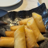 CINA New Modern Chinese - 旬素材の春巻き(海老ととうもろこし)