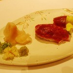 菅乃屋 - ロース握り（二貫）…970円