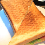 キアズマ珈琲 - ビーフパストラミサンド