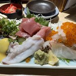 すしセンター 裏天王寺 - 造り盛り合わせ