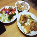 旬菜創作ビュッフェ 露菴 岡山古新田店 - ディナー料理21　サラダ＆前菜＆ご飯