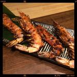 旨い屋 - 赤海老の味噌焼き 390円