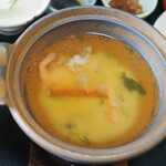 料理旅館 平成 - 海老蟹の味噌汁