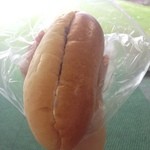 グリドン - 2014年9月：あんクリームチーズ♥コッペ（\240、ブレンド酵母）…打ちっぱなしに行くときのおやつに持っていきました