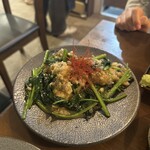 ヤミイチ - 牡蠣とほうれん草のバターソテー