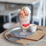 AlgAe - 料理写真:桃のベトナム風かき氷(チェー)☆