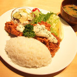 鈴木米店 - ごはんセット(850円)※チキン南蛮