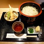 上野 しのばず屋 切麦庵 - 天丼セット（880円）