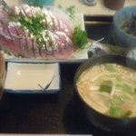 一休 - あじ刺身定食