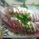 一休 - あじ刺身（脂のってます）