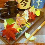 旬魚菜 正や - 彩り華やかなお造り