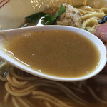 らぁめん小池 - 濃厚鶏白湯煮干しスープ