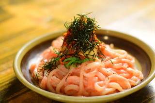 旬菜料理 GENKI屋 - 明太子とキムチのうどん