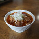 太田食堂 - 辛いミニもつ煮