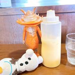 明神そば - 禁断のマヨネーズです♡