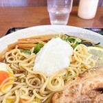 明神そば - トロロを冷やしぶっかけに☆
夏に相性のいい組み合わせ(^^♪