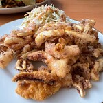 龍華 - ゲソの唐揚げ 650円