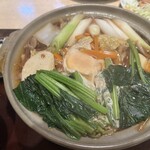 満留賀 - すき焼きうどん　まいうー❣️ 