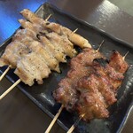 焼きとんまるいち - 生姜巻きとハラミ