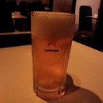 新宿 シュラスコ肉酒場 BONE  - ドリンクはビールで