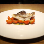 スガハラ - 鹿児島 出水 真鯛のグリル & 栃木 おかプチトマト