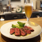 スガハラ - 岩手 短角牛 しんしん グリル & 栃木 ピーマン