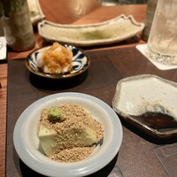 鳥さと 別邸 - えだまめ豆腐