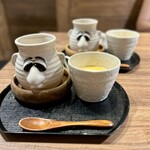 七輪焼鳥 一鳥 - とろ〜り卵　生プリン