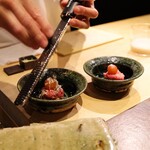 一石三鳥 - 本まぐろユッケトリュフ掛け