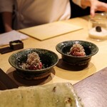 一石三鳥 - 本まぐろユッケトリュフ掛け