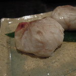 酒盃 - 男鹿産ふぐの白子焼　ズームアップ