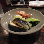 酒盃 - がっこ盛合せ