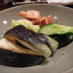 酒盃 - がっこ盛合せ　ズームアップ