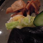 酒盃 - がっこ盛合せ　ズームアップ